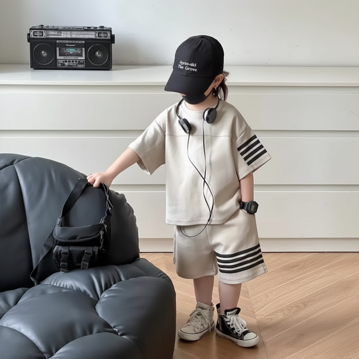 MiniSport – Deportivo y casual – Conjunto de 2 piezas con pantalón corto y camiseta
