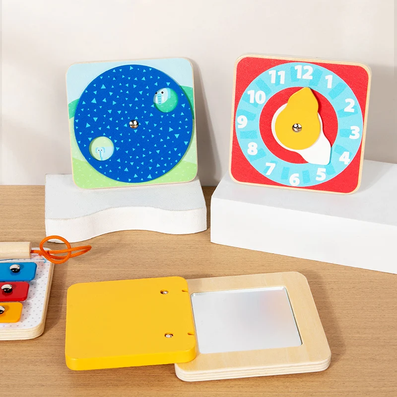 TinySkills – Creativo y educativo – Tablero magnético Montessori «Busy Board»