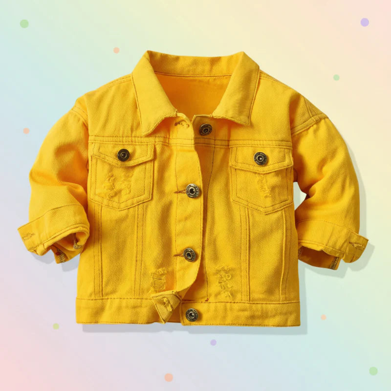 Candy Color Chaqueta vaquera – Chaqueta vaquera ligera para niños