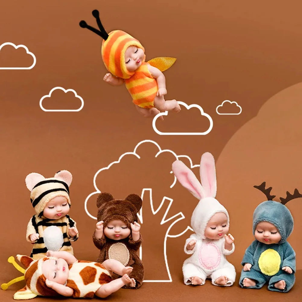 LittleDolly – Bonita y acogedora: muñequita con un alegre disfraz de animalito