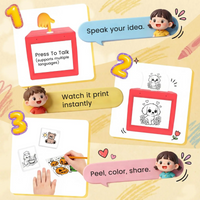 Thumbnail for StickerMagic – Educativo y creativo: impresora de pegatinas con IA para niños