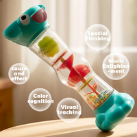 Thumbnail for SensoryTube – Colorido y educativo: sonajero con tubo de lluvia sensorial