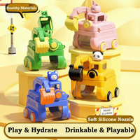 Thumbnail for TinyExcavators – Única y funcional: botella de agua con forma de excavadora y pajita