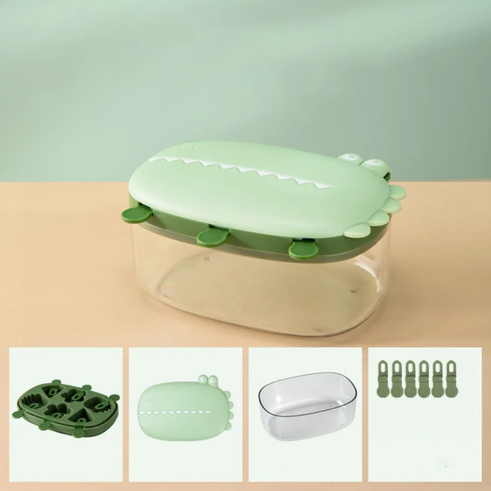 LollyFun – Creativo y práctico: molde de silicona para helados con recipiente para guardarlos