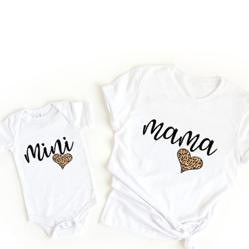 Mini Fashion™ - Mamá e hija - Set de camisa y pelele a juego