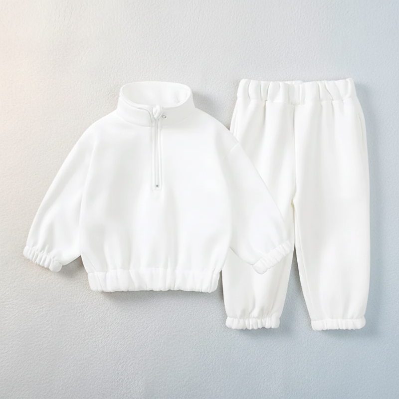 Winter Tracksuit – Calidez y comodidad: conjunto de ropa de invierno para niños