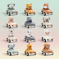 Thumbnail for AnimalRide – Divertido y adorable – Coches de animales de silicona (3 unidades)