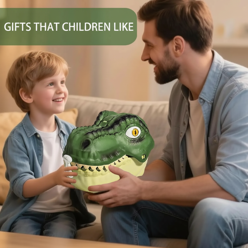 DinoWorld – Creativo y realista – Juego de juguetes «Cabeza de dinosaurio»