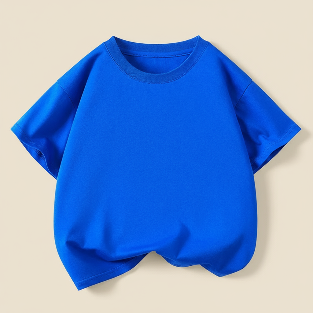 SimpleWear – Casual y suave – Camiseta Relax Fit con cuello redondo