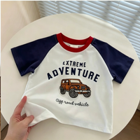 Thumbnail for StreetBoy – A la última y cómoda: camiseta infantil con mangas raglán y estampado