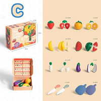 Thumbnail for Fruitigo – Aprender y jugar – Set para cortar frutas Montessori