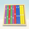 TinyMath – Didáctico y educativo – Tablero de cálculo con números de madera