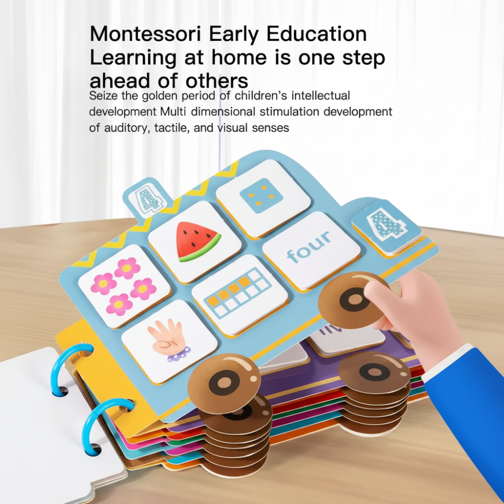SmartCount – Educativo y lúdico – Cuaderno de números con actividades para contar