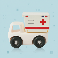 Thumbnail for Montessori Silicone Toy Car – Seguro y apto para morder: juguete de silicona con forma de vehículo para morder
