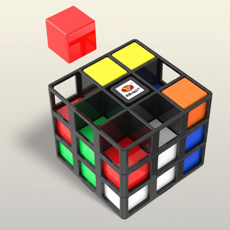 Magic Cube 3x3 – Educativo y estimulante – Cubo de rompecabezas