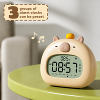 Thumbnail for CappyClock – Bonito y multifuncional: despertador digital para niños con luz nocturna