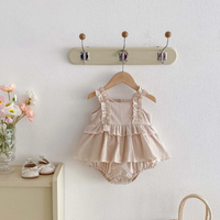 Thumbnail for TinyBloom – Bonito y suave – Vestidito con volantes para bebés y niños pequeños