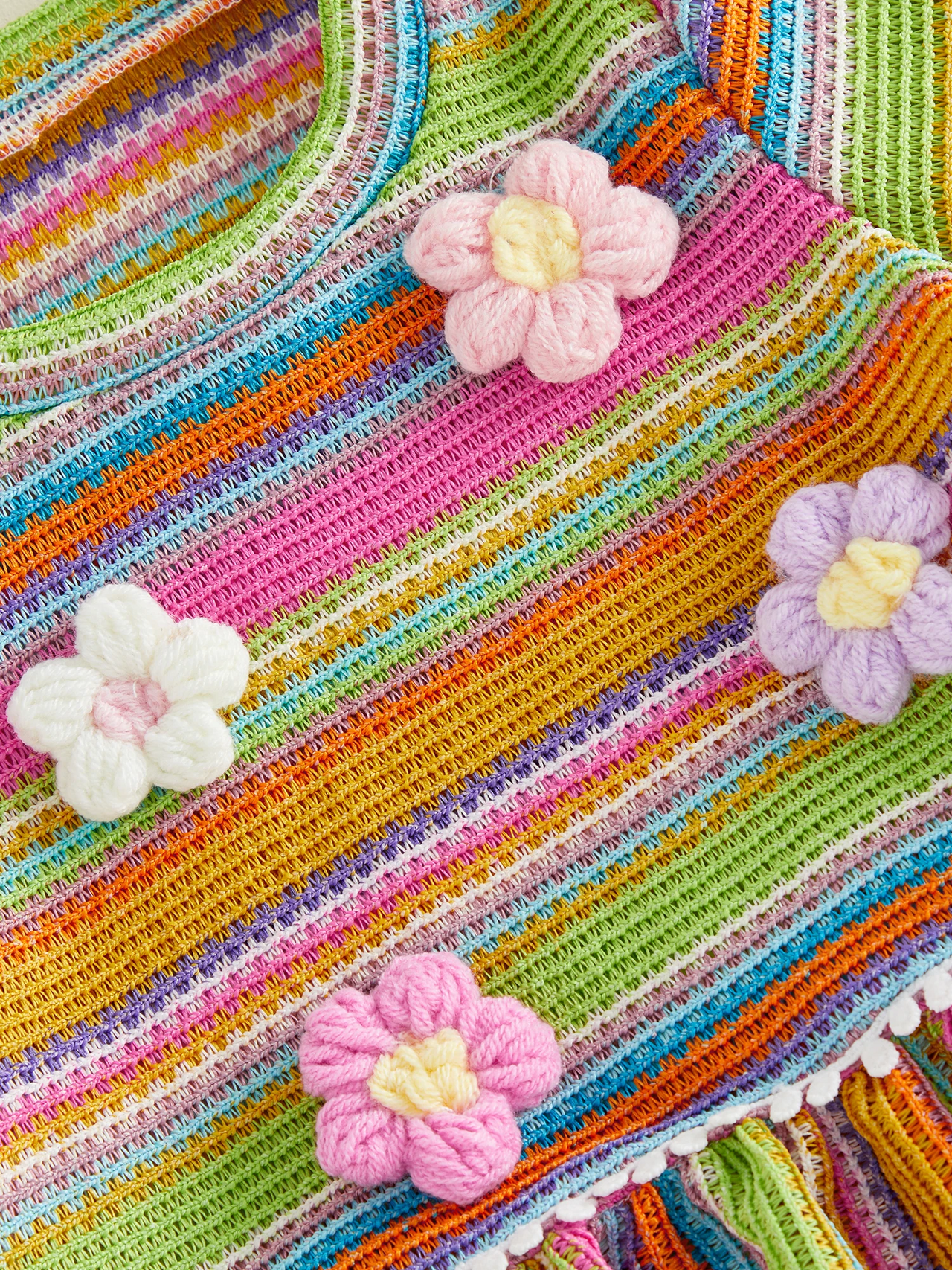 RainbowBloom – Colorido y adorable – Conjunto infantil «Flower Power»