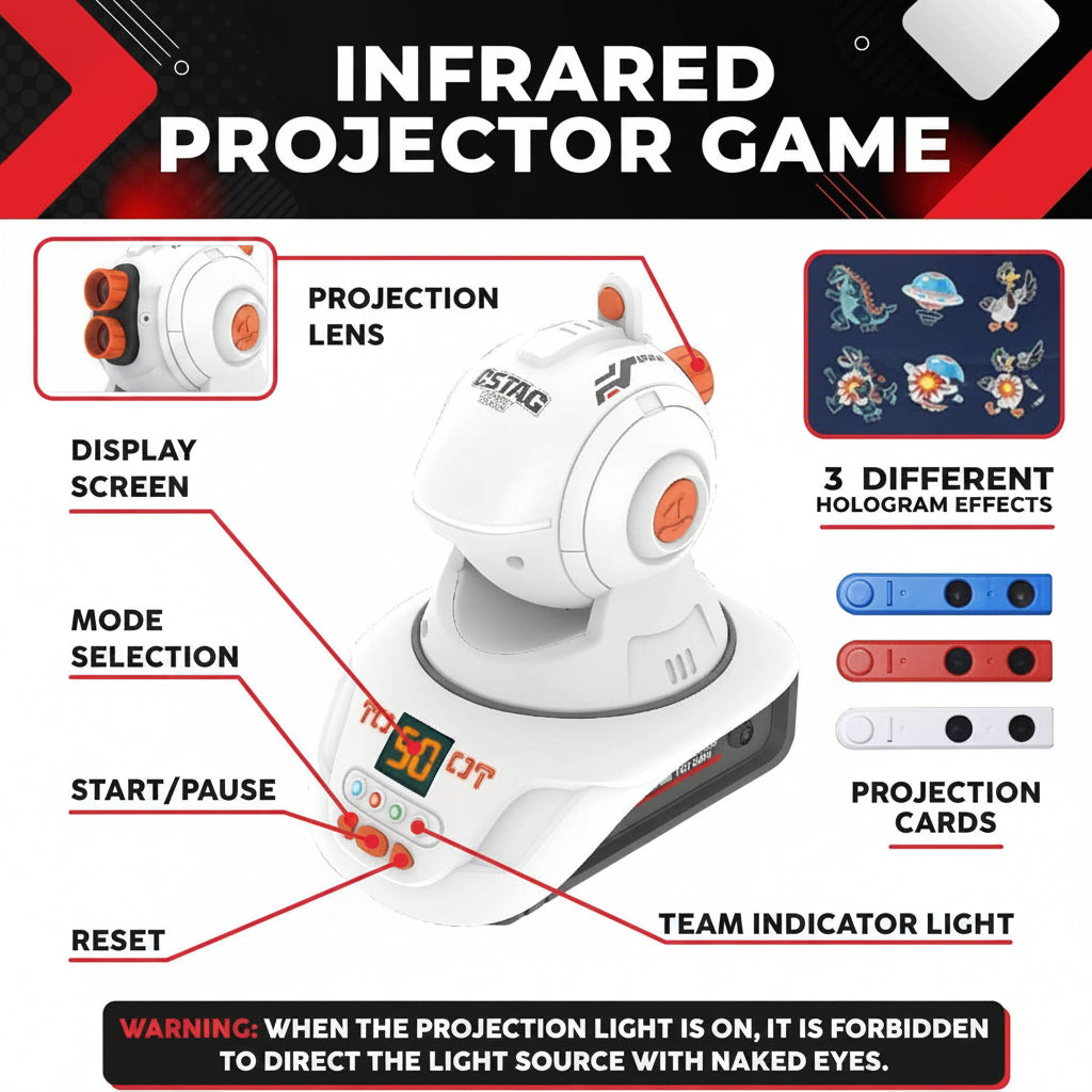 TargetPro – Competitivo y aventurero – Set de pistolas para combate láser