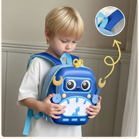 Thumbnail for MiniBot – Atrevido y práctico: mochila infantil con diseño de robot