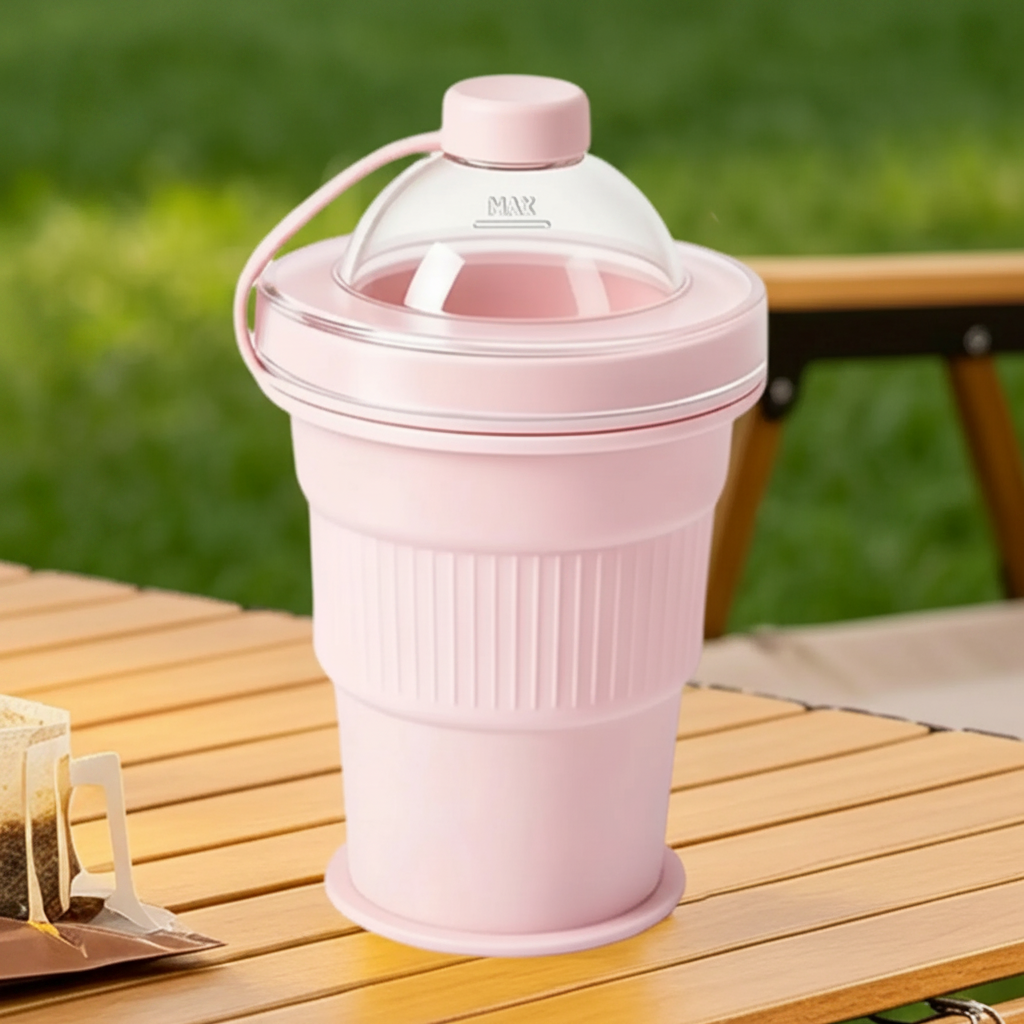 FlexiCup – Práctico y portátil: vaso plegable de silicona