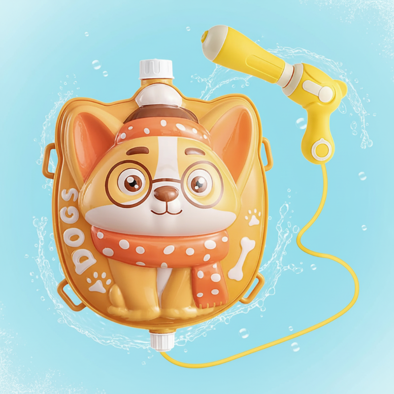 Kids Water Blaster – Divertido y práctico: mochila con pistola de agua