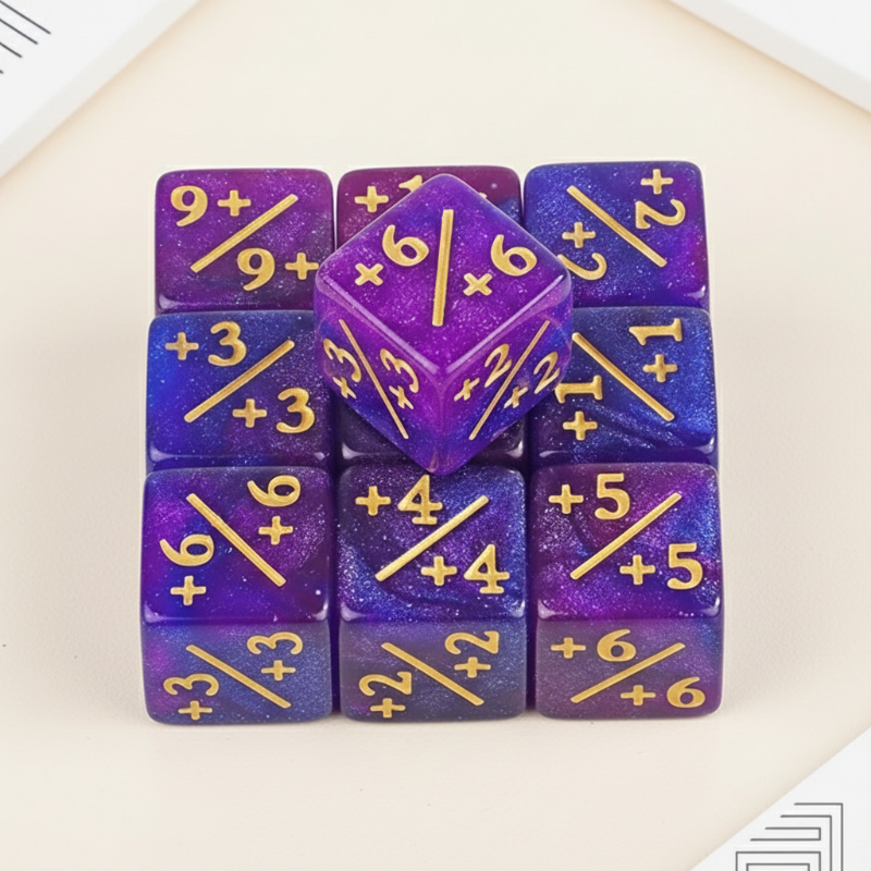 RollSmart – Divertido y educativo – Dados D6 para juegos de cartas