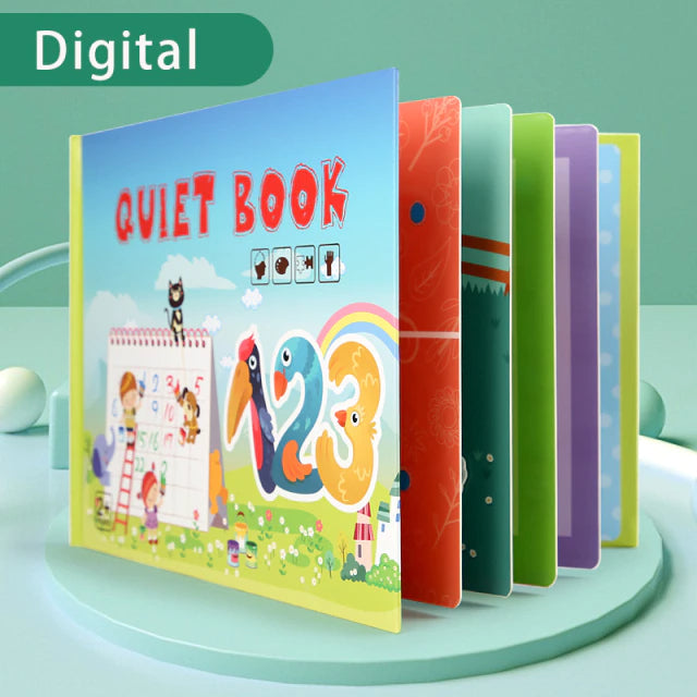 Quiet Book™ - Desarrollar la motricidad fina - Libro de aprendizaje