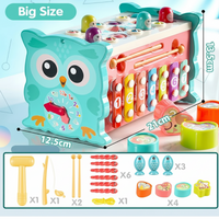Thumbnail for Montessori Hammering Toy – Motricidad y aprendizaje – Set de juego 8 en 1