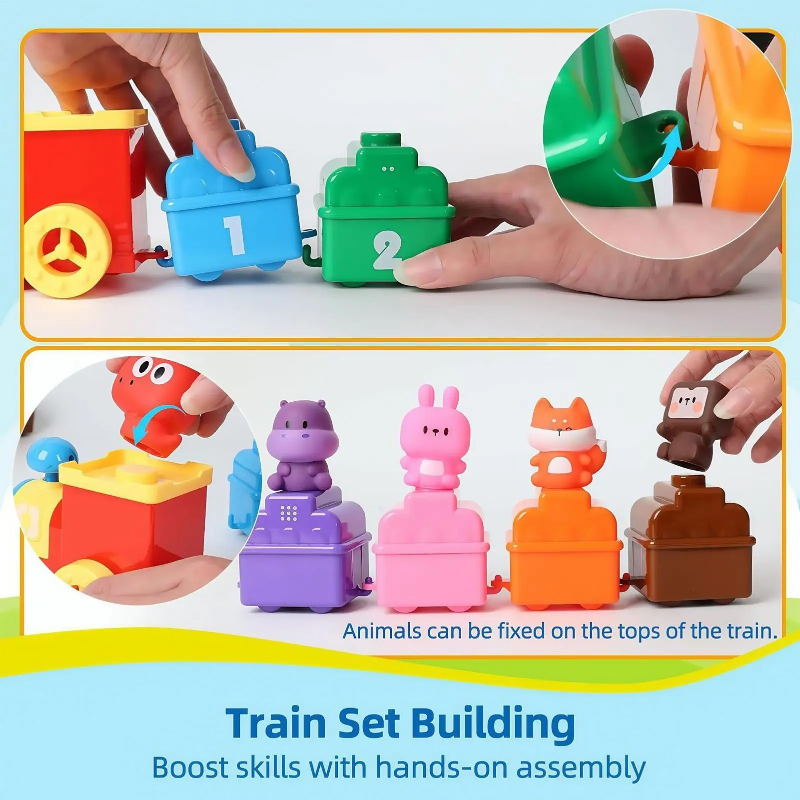 SmartTrain – Educativo y divertido – Set de tren de juguete para niños
