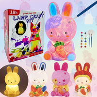 Thumbnail for MiniCrafters – Creatividad y aprendizaje – Set de pintura de animales para lámparas DIY