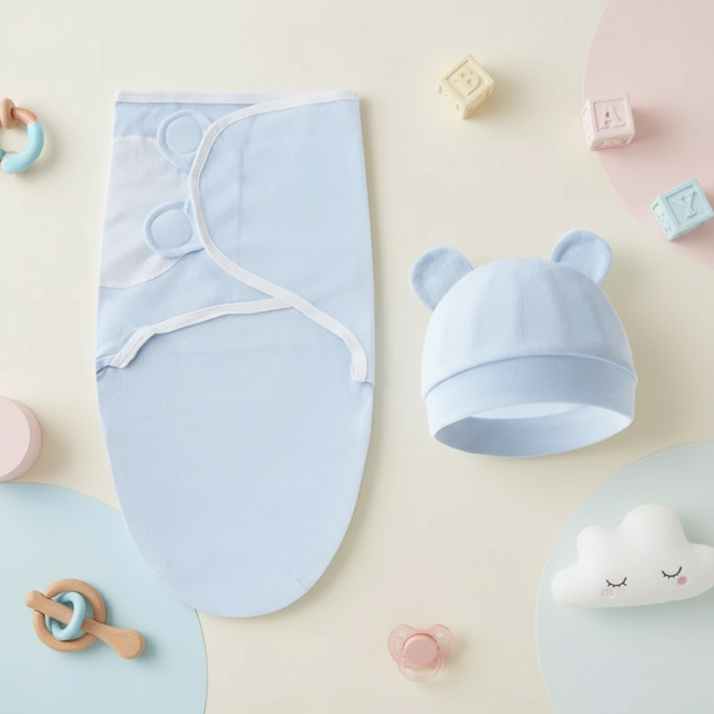 SnuggleBear – Suave y cálida: manta envolvente para bebés