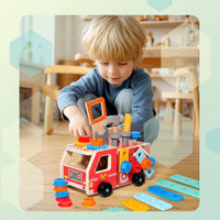 Thumbnail for BuildRescue – Educativo y creativo – Camión de bomberos de madera