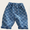 DenimCheck – Cómodos y modernos: pantalones infantiles con estampado de cuadros