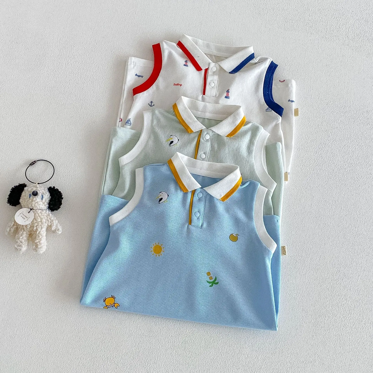 SunnyBaby – Cómodo y adorable: body tipo polo para bebés