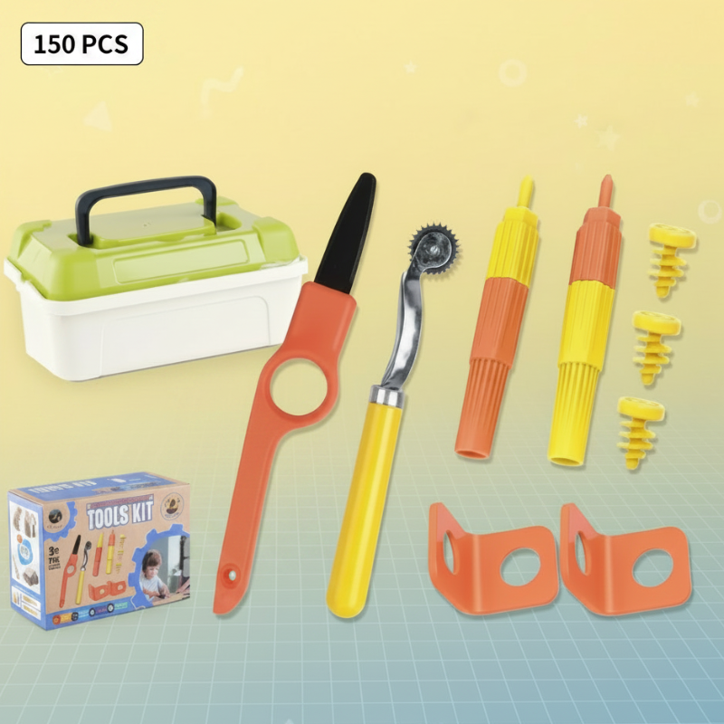 ToolMaster – El juego de herramientas definitivo para los constructores de cajas de cartón – Juego de herramientas para niños