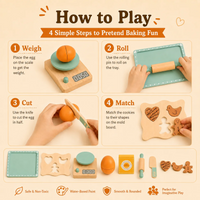 Thumbnail for BakeBuddy – Creativo y educativo – Juego de repostería de madera