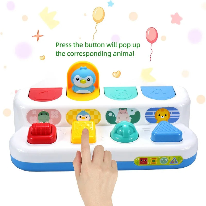 Baby Button Toy™ - Pulsa y gira los botones - Juguete con botones para Bebés