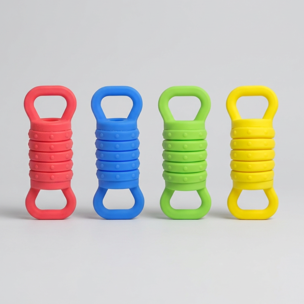 Plungy – Elásticos y sensoriales: juguetes antiestrés de silicona (juego de 4)