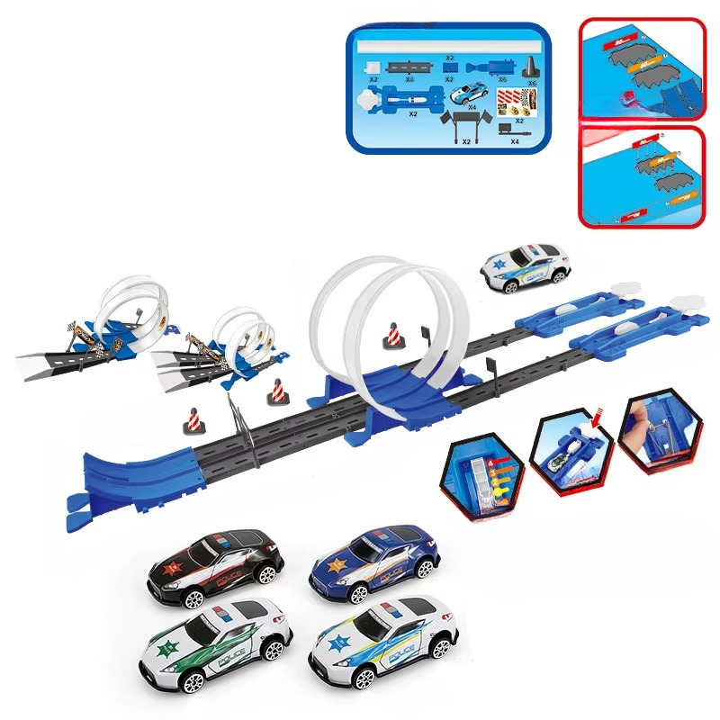 Double Race Track™ - Creatividad y diversión - Circuito en bucle