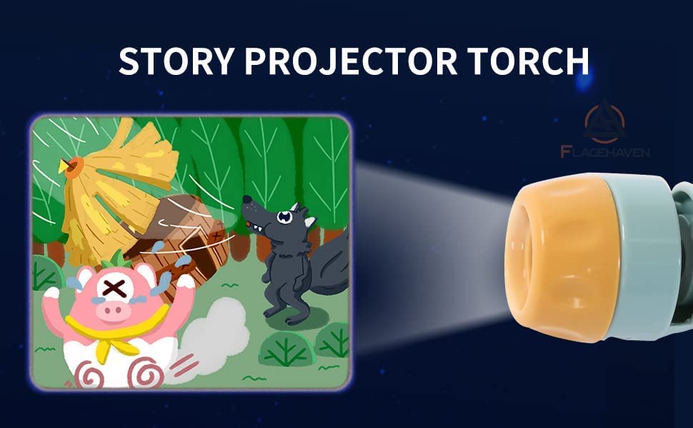 Story Torch™ - Magia para dormir - Proyector para crear historias