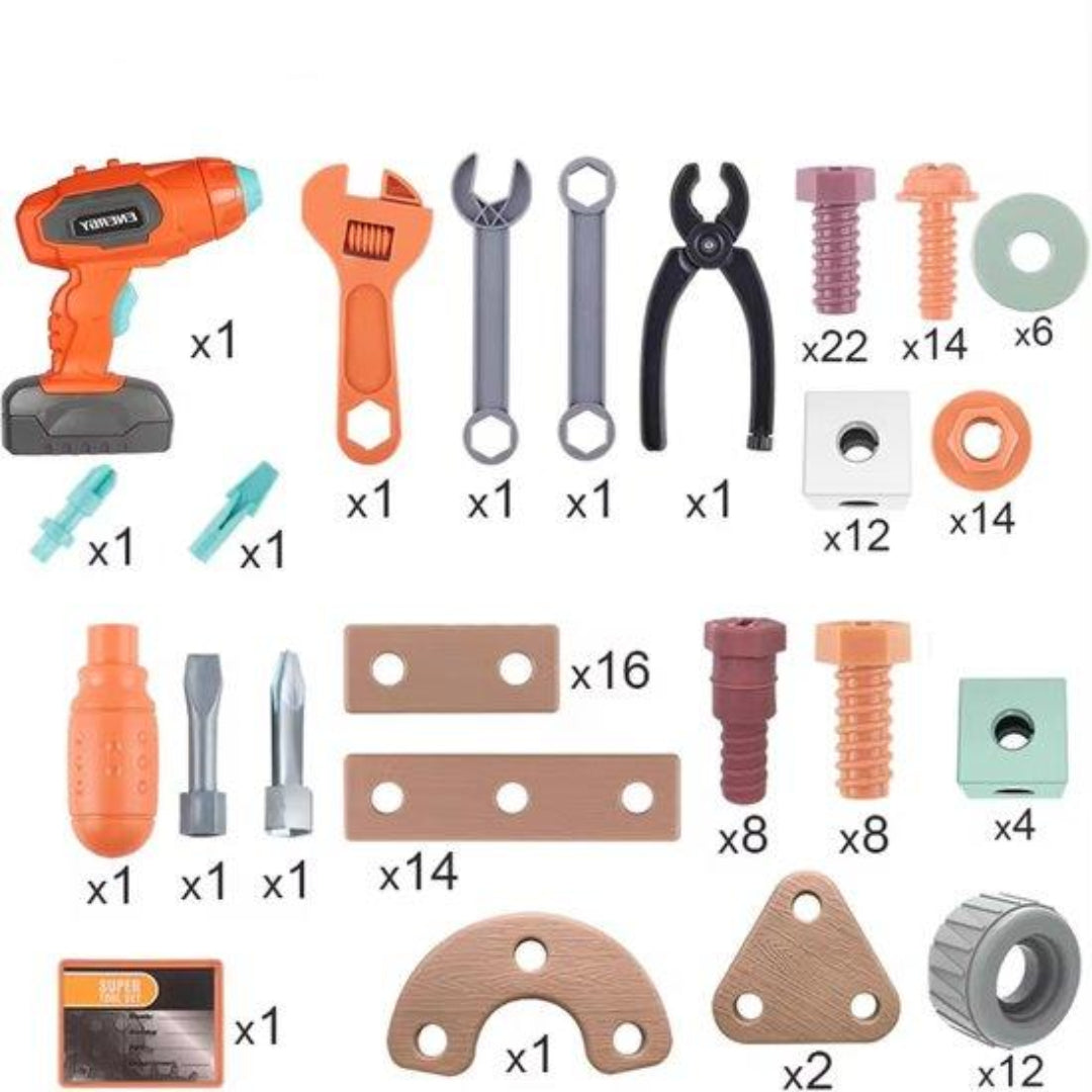 KlusKidz – Seguridad y aprendizaje – Juego de herramientas para niños