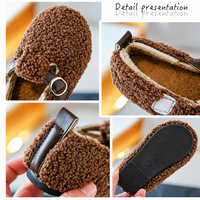 Thumbnail for WarmSteps – Cómodas y acogedoras: zapatillas de peluche de invierno para niños