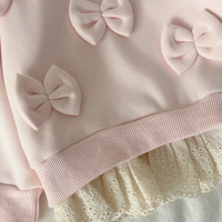 Thumbnail for LittleAngel – Suave y elegante: conjunto para bebé con jersey y pantalones elásticos