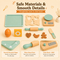 Thumbnail for BakeBuddy – Creativo y educativo – Juego de repostería de madera