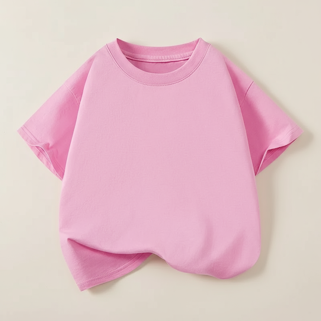 SimpleWear – Casual y suave – Camiseta Relax Fit con cuello redondo