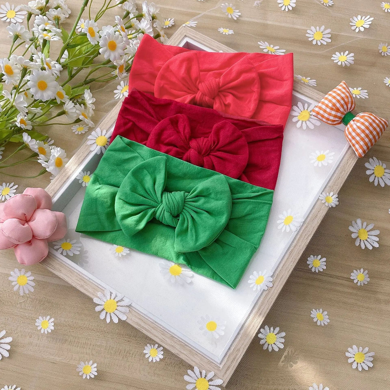 Mini Fashion – A la moda y suave – Diademas con lazo para niños