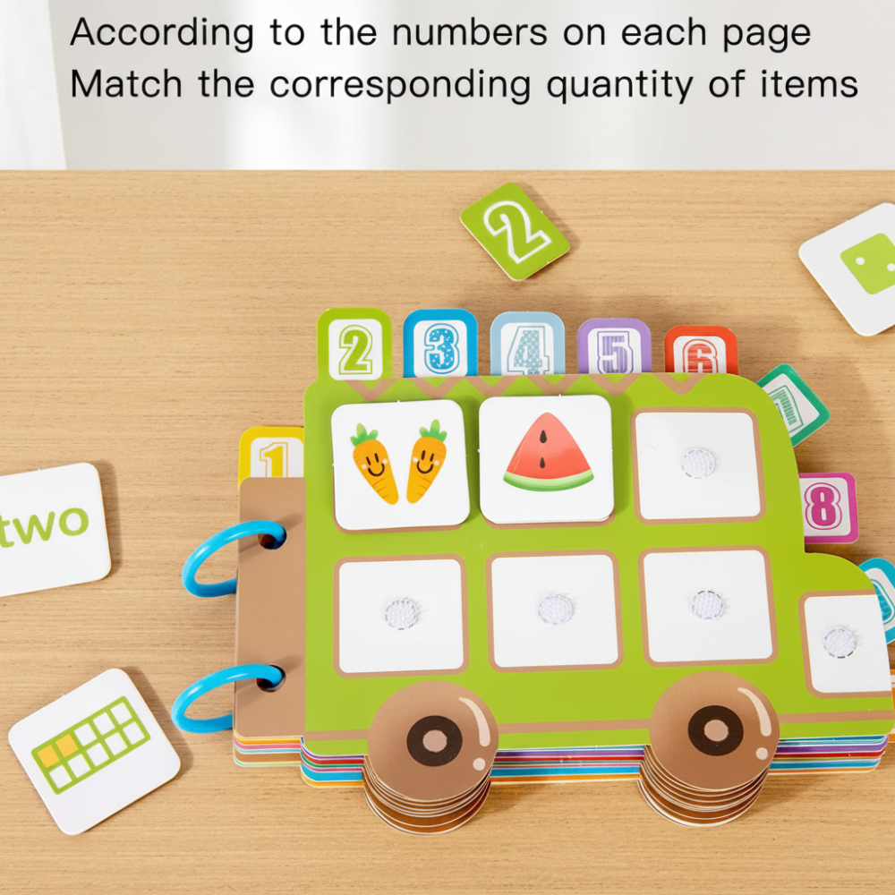 SmartCount – Educativo y lúdico – Cuaderno de números con actividades para contar