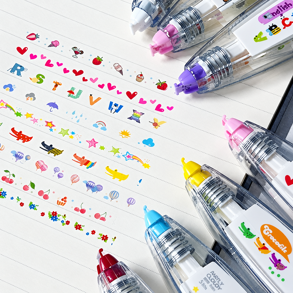 DoodleTape – Rollo de cinta decorativa para diario y manualidades