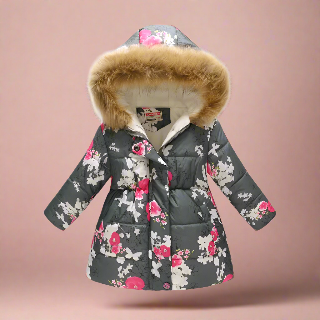 CozyTrend – Elegante y acogedor: abrigo acolchado de invierno para niñas